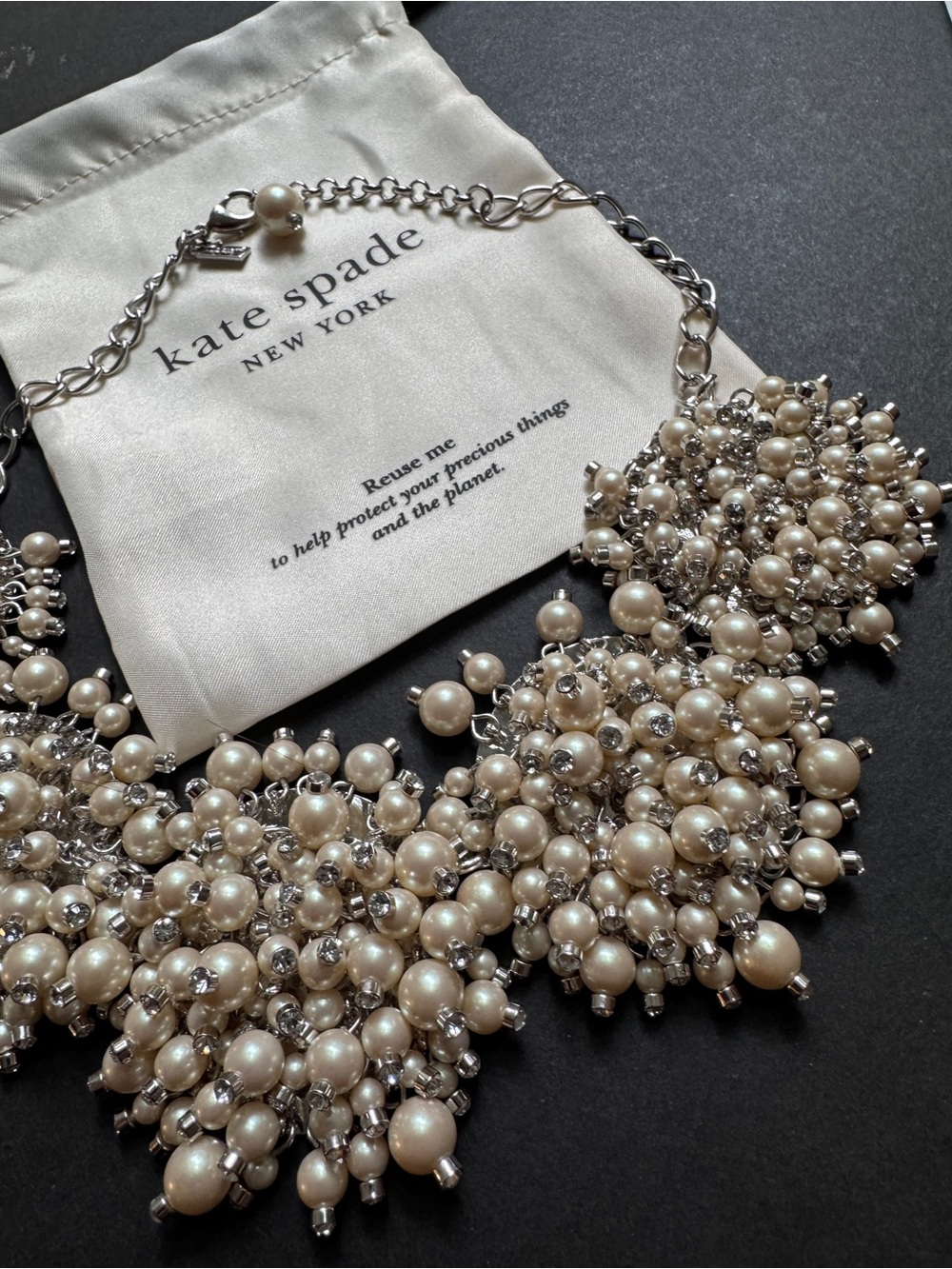 Kate Spade Pearl Bauble Necklace - Picture 4 of 8